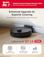 Q7 L5 Robot Vacuum and Mop Combo (Black01)