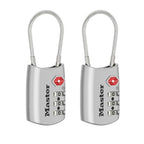 TSA Approved Combination Luggage Lock (Silver / 2 Pack)
