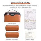 Travel Makeup Bag Organizer Cosmetic Bag (02-E-Orange)