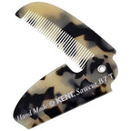 87T TW Handmade Folding Pocket Comb for Men (Pack of 6 / White Tokyo)