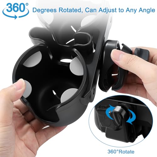 Stroller Cup Holder with Phone Holder (Double Holder-Other Shape)