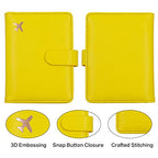 RFID Passport Holder for Travel Women (Yellow)