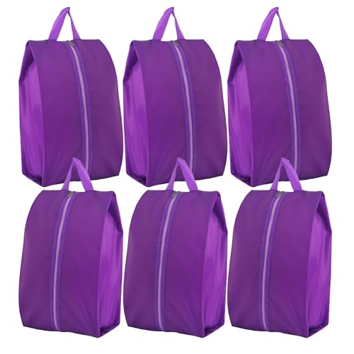 6pcs Portable Shoe Organizer (Purple)