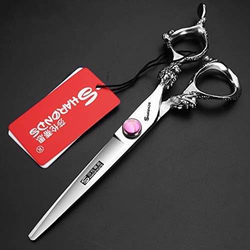 Hair Cutting Scissors Hairdressing Scissors Thinning Scissor Professional Barber Salon Home Shear For Men Women Pet (6 Inch)