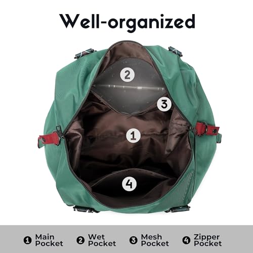 Duffel with Utility Pouch (Greenboho)