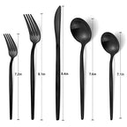 Matte Black Silverware Set (Matte Black)