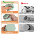 Collapsible Cup 4 (Green Yellow Gray Pink)