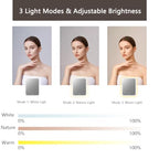 Makeup Bag with Led Mirror (Light Brown / with LED mirror)