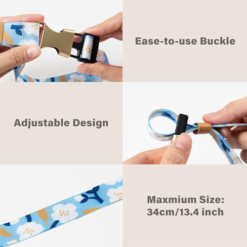 Travel Carry Strap with Ring Hooks and Buckle (Aquatic Orchid)