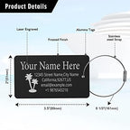 Luggage Tags for Suitcase (Pink / Horizontal (2x3.5"))