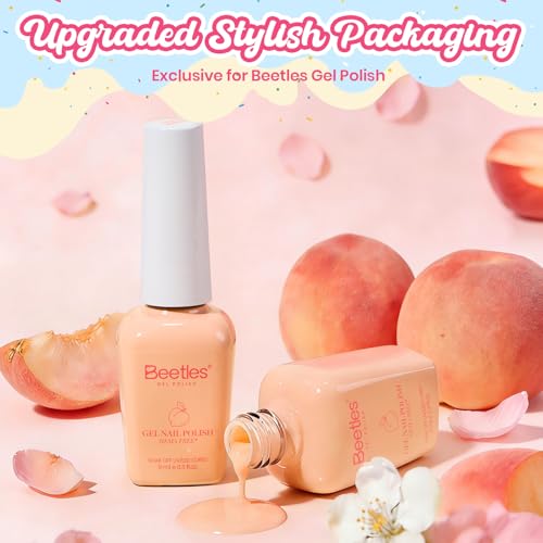 Beetles Coral Gel Nail Polish (M - Coral Orange | Sweetie Peach)