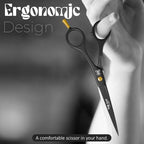 Professional Matte Black Barber Grooming Kit (Black Barber Kit)