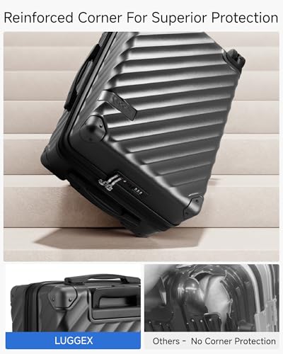 20 Inch Carry On Luggage 22x14x9 Airline Approved (Carry-On 20-Inch / Cherry)
