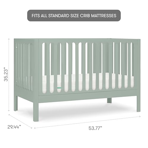 Galileo 3-in-1 Convertible Standard Crib - Sage (Sage)