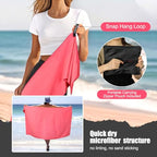 Quick Dry Travel Towel (Red)