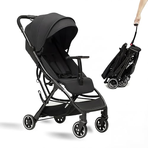 Portable Stroller with Automatic Fold (BLACK-X3)