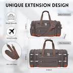 Men'S Duffle Bag For Travel (Grey)