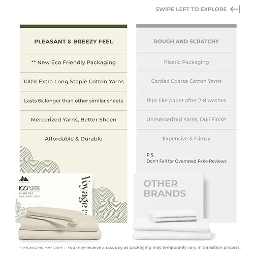 100% Egyptian Cotton Sheets California King Size (California King / 07 - Sand)