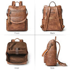 15.6 inch Laptop Backpack for Women (Two-toned Brown)