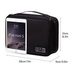 Electronics Travel Organizer (Large / Three layer-Black)