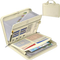 Accordion File Organizer (Beige / 14.2" x 10.4" x 2")