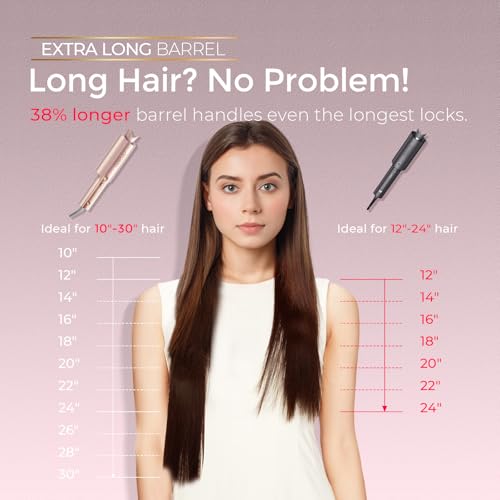 CurlPro Plus Automatic Rotating Curling Iron (1.25 Inch / Gold Blush)