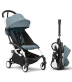 YOYO3 Travel Stroller from 6 Months (White/Aqua)