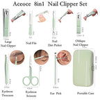 Manicure Set Business Gifts Handheld Sized (Mint Green)