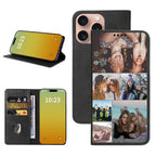 Custom Wallet Phone Case for iPhone 16 Pro (iPhone 16 Pro / Black-C)