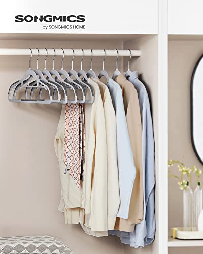 Pack of 100 Coat Hangers (100 Pack / Light + Dark Gray)