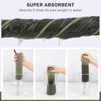 Microfiber Towel Quick Dry Camping & Travel & Gym Towel. Compact (Army Green / 72.00" x 40.00")
