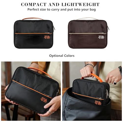 Electronics Accessories Organizer Bag (Classic-two Layers-black)