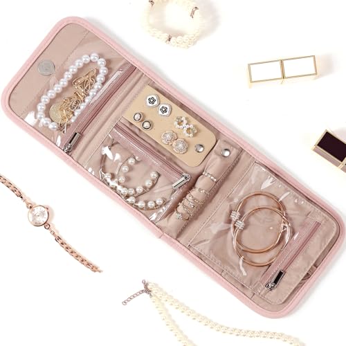 Travel Jewelry Case (Pink / Samll)