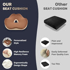 Car Seat Cushion with Memory Foam (Beige / 1 Piece)