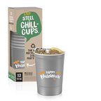 16 oz. Reusable Party Cups (Halloween Gray / 12 Count)