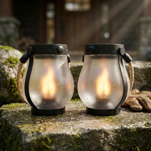 Schoolhouse Solar Lanterns Outdoor Waterproof (Schoolhouse Lantern)
