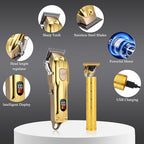 Professional Hair Clipper Set (Gold)