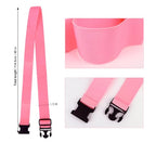 Luggage Straps for Suitcases (2Pcs Pink / 45 In Connect)