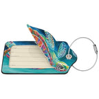 Sea Turtle Leather Luggage Tag with Stainless Steel Ring (1 PCS / Sea Turtle3)