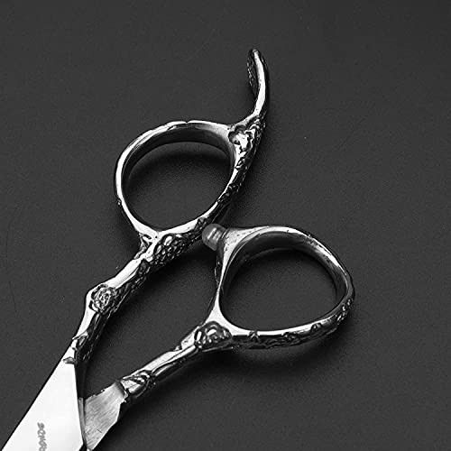 6/7-Inch Professional Hair Scissors Haircut Rose Pattern (7-inch -2pc) (7-inch -2pc)