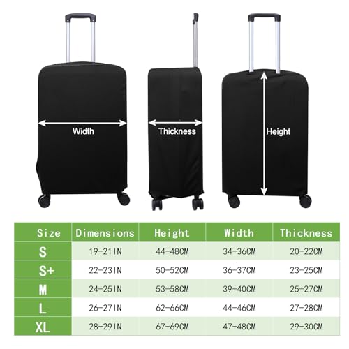 Luggage Cover (Black / 26-27 inch)