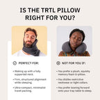 Pillow Scientifically Proven Neck Support Travel Pillow for Airplanes (Coral)