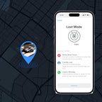 Wallet Tracker Card Work with Find My (Black)