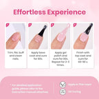 Beetles Light Pink Gel Polish (B - Light Pink | Barely Pink)