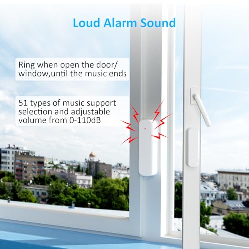 Wireless Door Chime (1 Receiver +2Sensor)