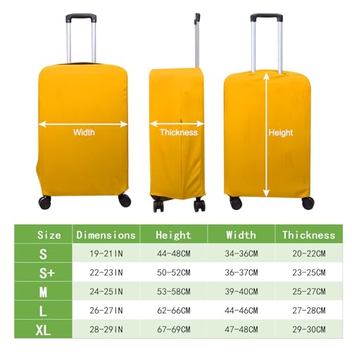Luggage Cover (Yellow / 26-27 inch)