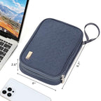 Travel Cord Organizer Case (Large / Aegean-Blue)