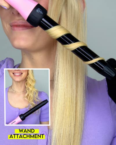 Interchangeable Iron Styling Kit (1.25 Inch Barrel (Interchangeable) / Pink/Black)