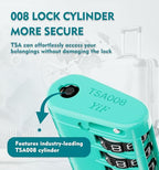 TSA Approved Luggage Locks (CYAN)