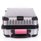 Neoprene Luggage Handle Wraps for Traveling Bright Color Luggage Tags (Light Pink)